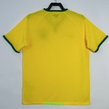 2014 Brazil Home Retro Soccer Jersey