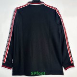 1998-1999 Man Utd Black Long Sleeve Retro Soccer Jersey (长袖)
