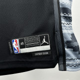 22-23 SA Spurs FOX #4 Black Top Quality Hot Pressing NBA Jersey (Trapeze Edition) 飞人版