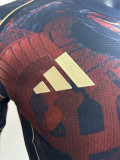 25-26 Man Utd Red Black Player Version Training shirts (蛇纹)