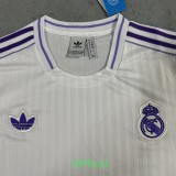 25-26 RMA White Special Edition Fans Training Shirts (紫色标)
