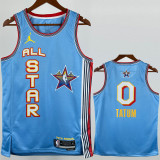 25-26 ALL-STAR TATUM #0 Light blue Top Quality Hot Pressing NBA Jersey