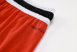 A2434 AJ Red Casual Short Pants