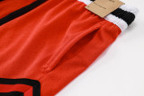 A2434 AJ Red Casual Short Pants