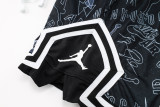 C2441 AJ Black Casual Short Pants