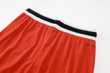 A2434 AJ Red Casual Short Pants