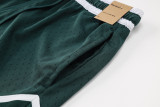 A2435 AJ Dark green Casual Short Pants
