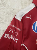 2025 F1 Ferrari Polo Racing Suit (有领)