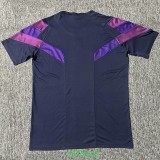 25-26 LA Galaxy Brown Purple Casual Edition Training Shirts