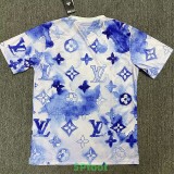 25-26 RMA White Blue Special Edition Fans Training Shirts (L)
