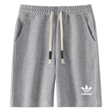 2025 AD Gray Pure Cotton Fabric Casual Short Pants *灰