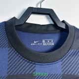 2013-2014 Man Utd Away Long Sleeve Retro Soccer Jersey (长袖)