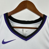 23-24 Kings LAVINE #8 White Top Quality Hot Pressing NBA Jersey