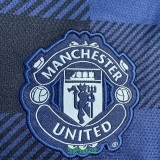 2013-2014 Man Utd Away Long Sleeve Retro Soccer Jersey (长袖)