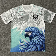 25-26 Brazil Special Edition Blue White Fans Soccer Jersey