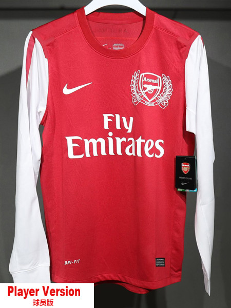 2011-2012 ARS Home Player Version 长袖球员 Long Sleeve Retro Soccer Jersey