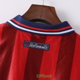 1998 England Away Retro Long Sleeve Soccer Jersey (长袖)