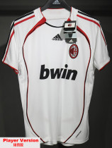 2006-2007 ACM Away Player Version 球员 Retro Soccer Jersey