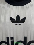 2025 AD Casual White Player Version Training shirts (三叶草)