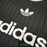 2025 AD Casual Black Fans Training shirts (三叶草)