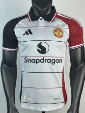 25-26 Man Utd White Special Edition Player Version Training shirts (红黑袖)