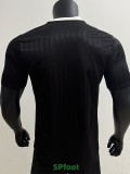 2025 AD Casual Black Player Version Training shirts (三叶草)