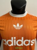 2025 AD Casual Orange Player Version Training shirts (三叶草)