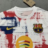 25-26 BAR Special Edition White Red Fans Training Shirts
