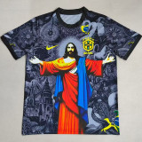 25-26 Brazil Black Red Special Edition Fans Soccer Jersey
