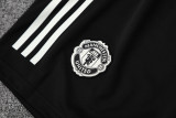 25-26 Man Utd Black red Tank top and shorts suit