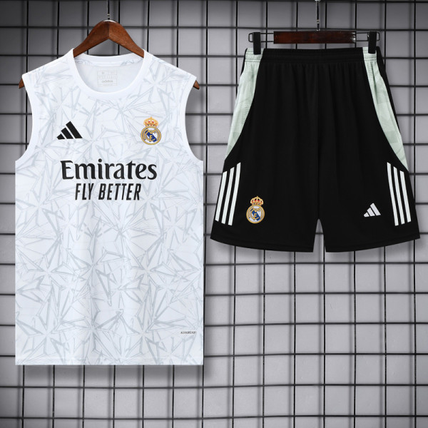 25-26 RMA White Tank top and shorts suit