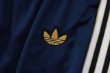 25-26 JUV Royal blue Half Pull Tracksuit #B2503(半拉链)