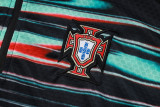25-26 Portugal Black green Half Pull Tracksuit #B2507(半拉链)