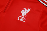 25-26 LIV Red Half Pull Tracksuit #B2509(半拉链)