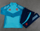 25-26 Flamengo Blue Half Pull Tracksuit (半拉链)