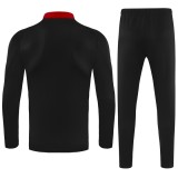 25-26 Internacional Black Half Pull Tracksuit (半拉链)