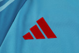 25-26 Flamengo Blue Half Pull Tracksuit (半拉链)