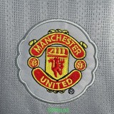 2007-2008 Man Utd Grey Goalkeeper Retro Soccer Jersey