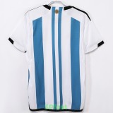 2022-2023 Argentina Home Retro Soccer Jersey （2星）