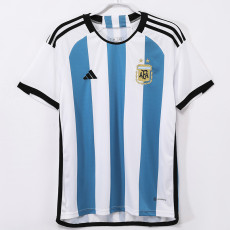 2022-2023 Argentina Home Retro Soccer Jersey （2星）
