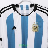 2022-2023 Argentina Home Retro Soccer Jersey （2星）