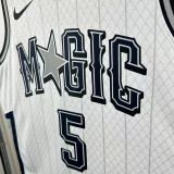 24-25 Magic BANCHERO #5 White City Edition Top Quality Hot Pressing NBA Jersey