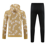 25-26 PSG Yellow Hoodie Tracksuit (卫衣套装)