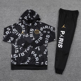 25-26 PSG Black Hoodie Tracksuit (卫衣套装)