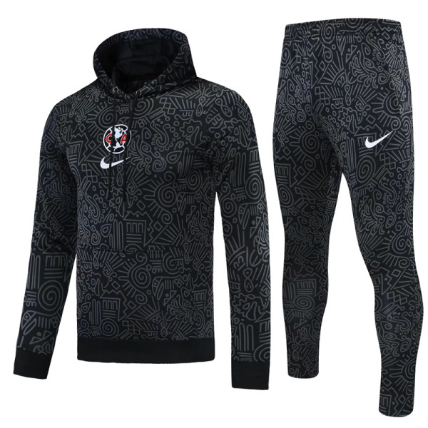 25-26 Club America Black Hoodie Tracksuit (卫衣套装)