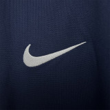 2014 France Home Long Sleeve Retro Soccer Jersey (长袖)