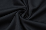 25-26 Argentina Dark gray Half Pull Tracksuit #B2529(半拉链)