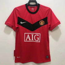 2009-2010 Man Utd Home Retro Soccer Jersey