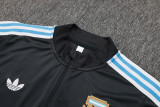 25-26 Argentina Dark gray Half Pull Tracksuit #B2529(半拉链)