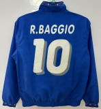 1994 Italy Blue & White Retro Double Sided Windbreaker (双面风衣)